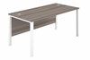 Kestral Grey Oak 1 Person Single Bench Desk