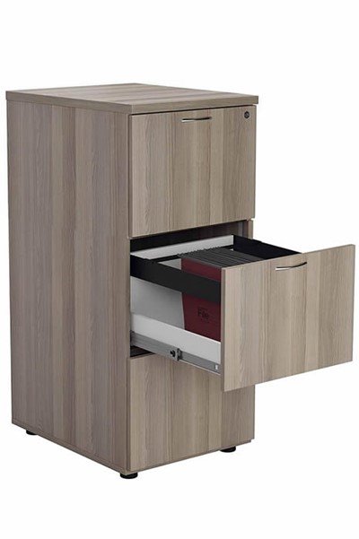 Kestral Grey Oak 3 Drawer Filing Cabinet