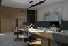 Nova Walnut  Rectangular Cantilever Desk