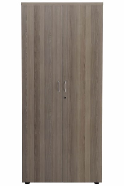 Kestral Grey Oak 1800 High Cupboard