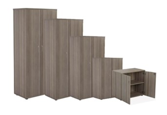 Kestral Grey Oak Cupboards - 2000mm High 4 Shelf 