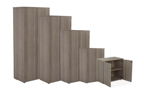 Kestral Grey Oak Cupboards - 2000mm High 4 Shelf