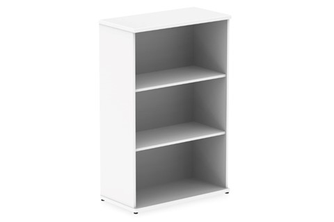 Polar White 1200mm Office Bookcase