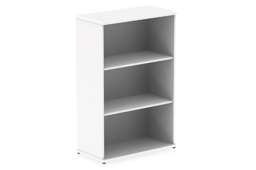 Polar White 1200mm Office Bookcase