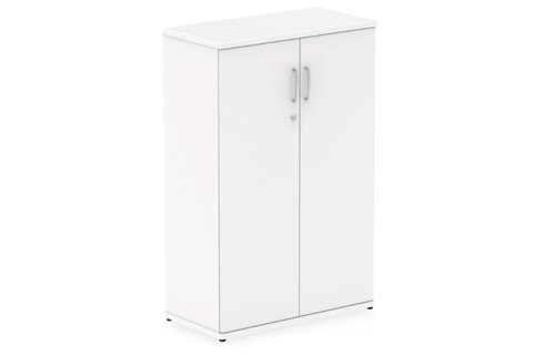 Polar White Tall Office Cupboard - 1200mm Heigh 