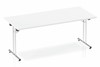Polar White Rectangular Folding Table