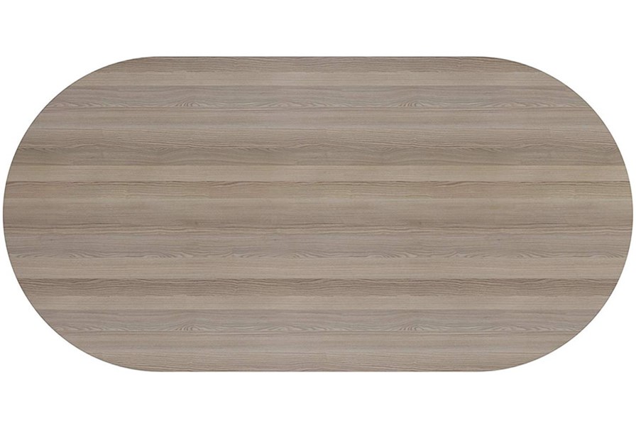Kestral Grey Oak D End Boardroom Table