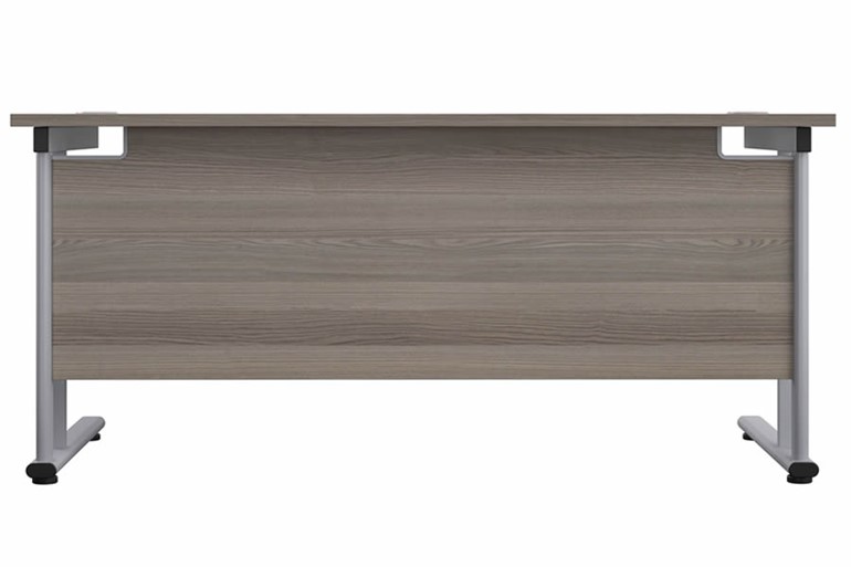 Kestral Grey Oak Rectangular Cantilever Desk