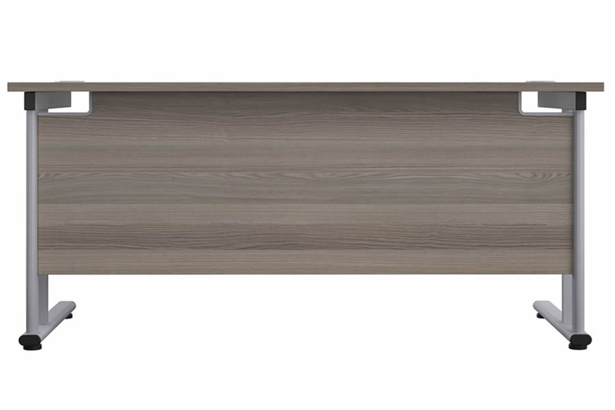 Kestral Grey Oak Rectangular Cantilever Desk