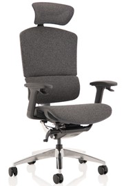 Ergo Click Plus Fabric Office Chair - Grey 