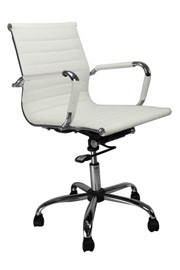 Aura Contemporary Task Chair - White