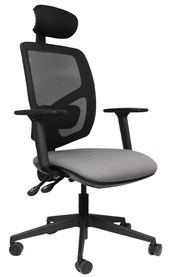 Ergo Fix Mesh Grey High Back Office Chair