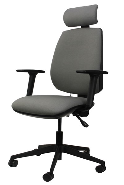 High Back Lumber Support Office Chair - Seat Tilt - Ergo Sit
