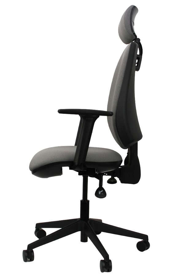 High Back Lumber Support Office Chair - Seat Tilt - Ergo Sit