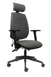 Ergo Sit High Back Office Chair - Grey 