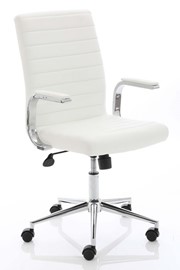 Ezra Executive Home Office Chair - White 