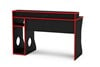 Enzo Black and Red Gaming Computer Desk