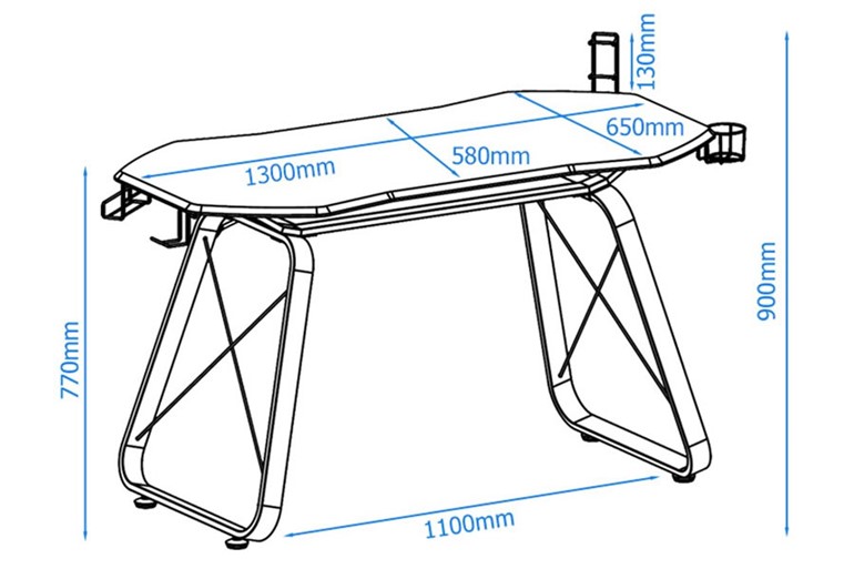 Oblivian Gaming Desk