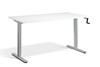 Solo Hand Crank Rectangular Height Adjustable Desk