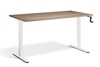 Solo Hand Crank Rectangular Height Adjustable Desk