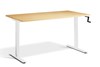 Solo Hand Crank Rectangular Height Adjustable Desk