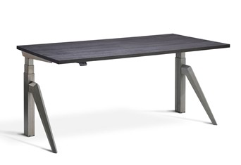 Five Standing Height Adjustable Desk - 1200mm x 700mm Anthracite Sherman Oak 