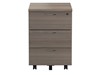 Kestral Grey Oak 3 Drawer Mobile Pedestal