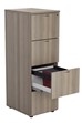 Kestral Grey Oak 4 Drawer Filing Cabinet