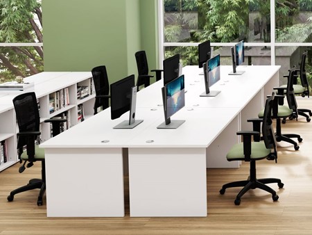 Kestral White Office Furniture Range
