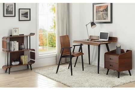 Vienna Oak & Walnut Home Office Range