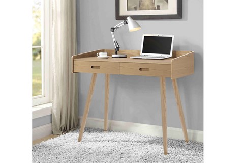 Vienna Drawer Desk - Oak
