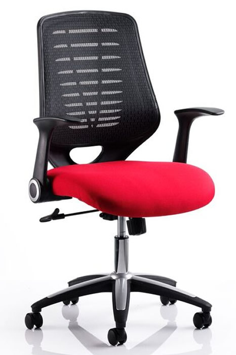 View Executive Mesh Operator Chair Large Range Of Fabrics Folding Arms Olympia information