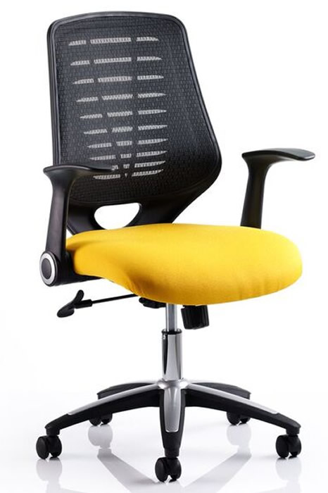 View Executive Mesh Operator Chair Large Range Of Fabrics Folding Arms Olympia information