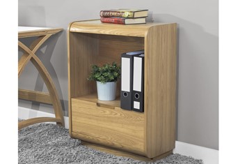 Universal Short Bookcase - Oak 