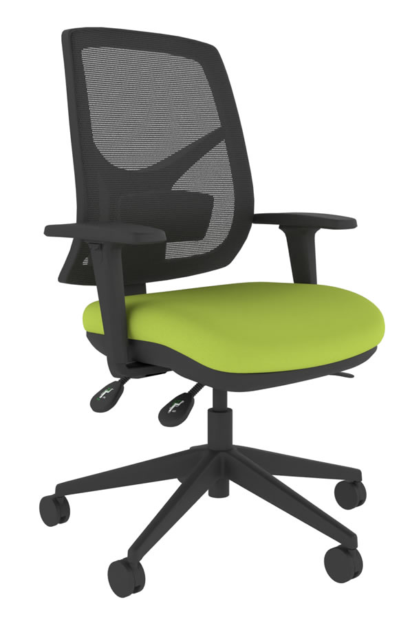 View Green Dulce Ergonomic Mesh Best Office Desk Computer Chair Seat Slide Height Adjustment Lumbar Backpain Support Adjustable Arms information