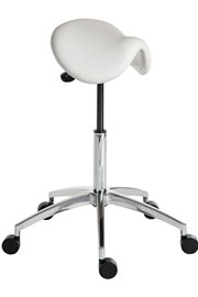 White Perch Sit Stand Stool