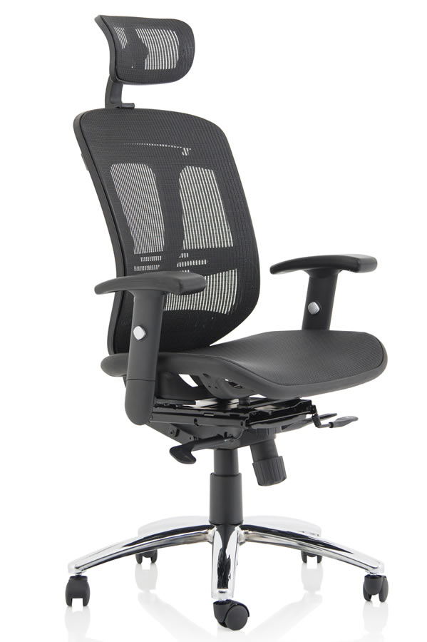 View Mesh Ergonomic High Back Ergonomic Office Chair Breathable Mesh Fabric Reclining Back Rest Adjustable Headrest Height Adjusting Seat information