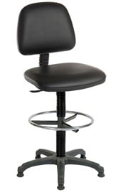 Ergo Draughter Chair - Black No Arm 