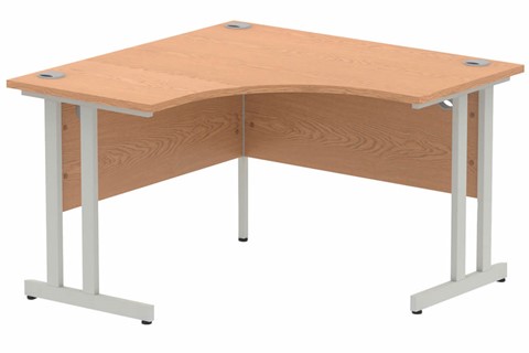 Norton Oak Corner Cantilever Leg Desk