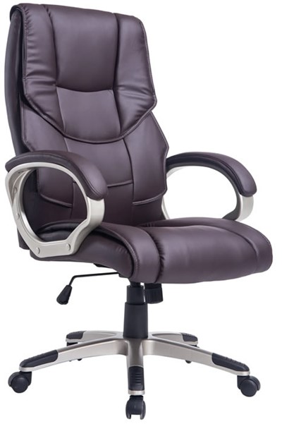 High Back Leather Executive Office Chair - Deeply Padded - Ontario