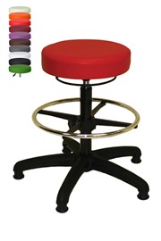 Anatomic D Ring Stool - Red 