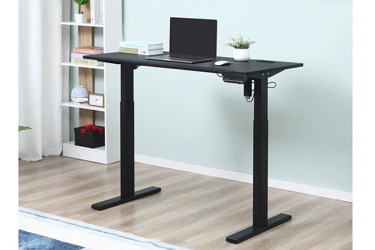 Black Height Adjustable Standing Desk