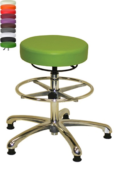 Anatomic Chrome D Ring Stool