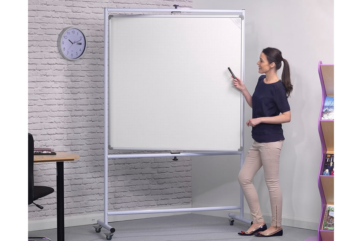 View Mobile White Board On Stand Dry Wipe Board On Stand Portable Office Free Standing Whiteboard Home Whiteboard Mobile White Board information
