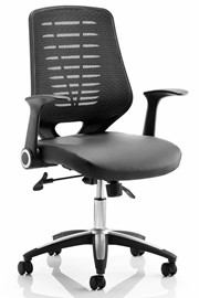 Relay Task Operator Chair - Black Mesh Backrest