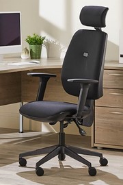 Ergo Sit High Back Office Chair - Black 