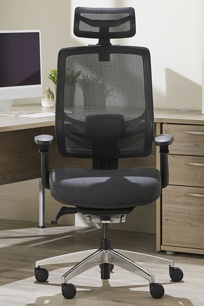 Ergo Click Fabric Seat With Headrest