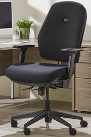 Torque Bariatric Fabric Office Chair - Black