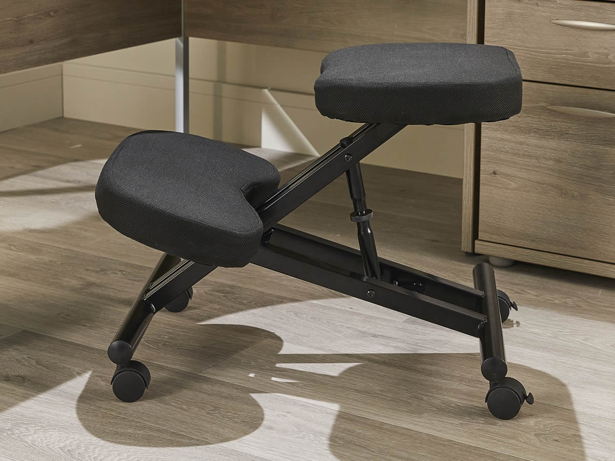 Ergonomic Kneeling Chair Deeply Padded Robust Frame Posture Max