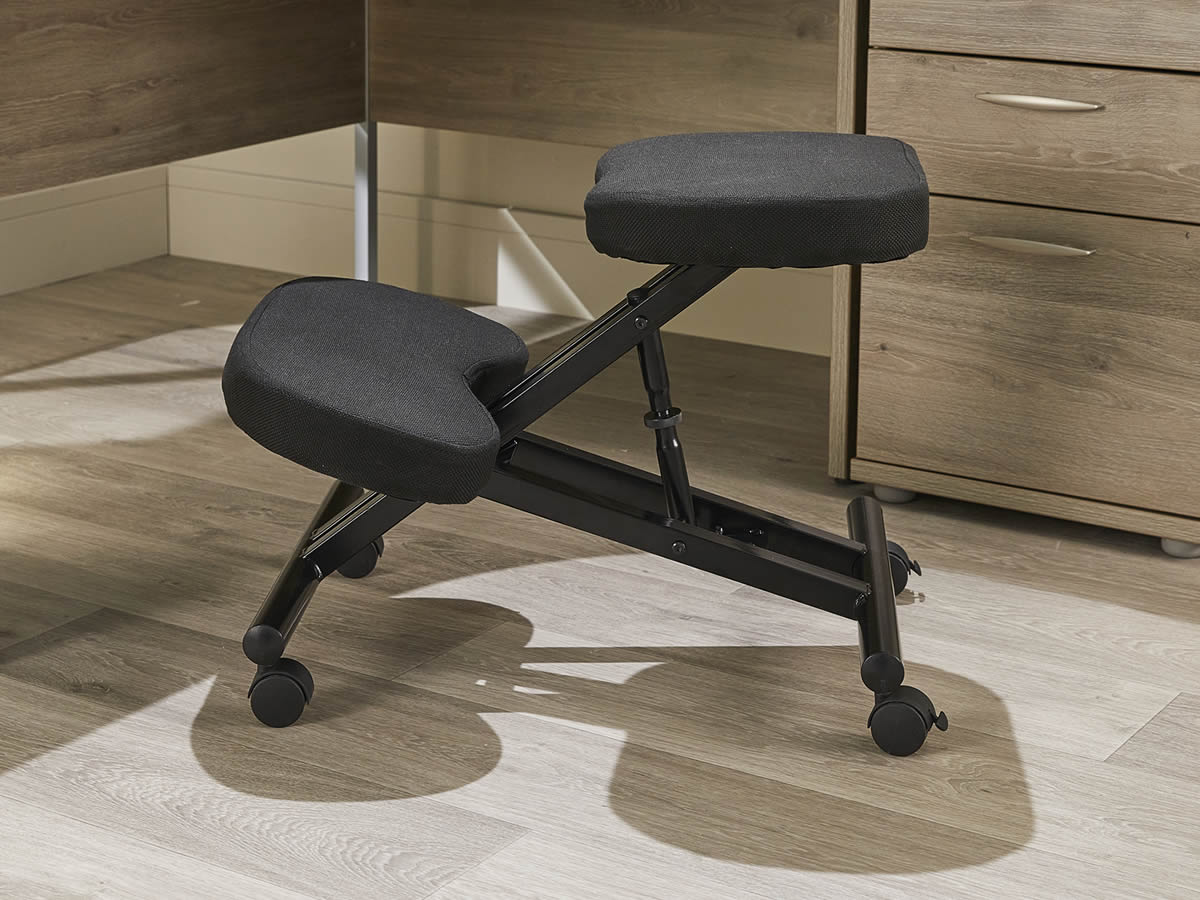 Ergonomic Grey kneeling chair office study UK seller 